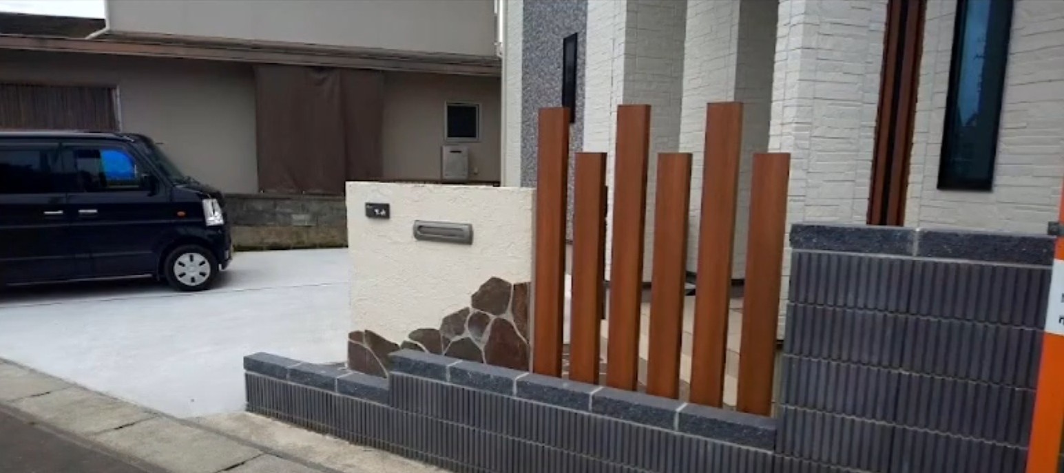 施工事例:塀・門扉工事(例1)